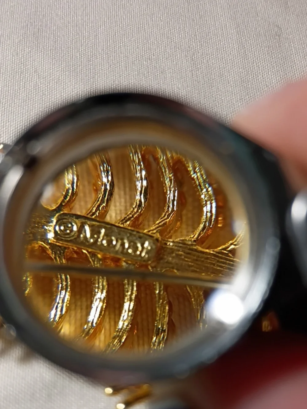 Monet vintage gold